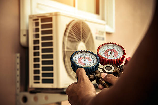Professional Hvac technician working in Waddy, KY
